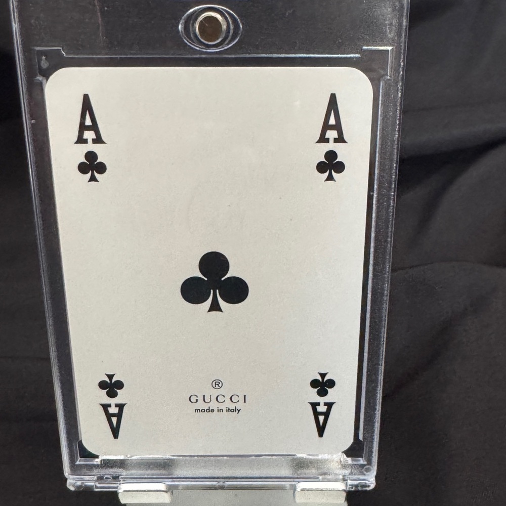 Gucci “Ace of Clubs” Playing Card – Limited Edition Collectible (NEW)